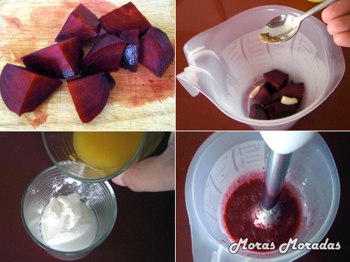 como hacer crema de remolacha