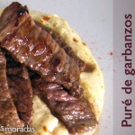 puré de garbanzos con ternera