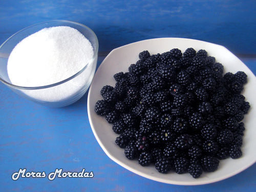 ingredientes para hacer mermelada de moras casera