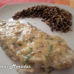 lenguado con salsa de almendras