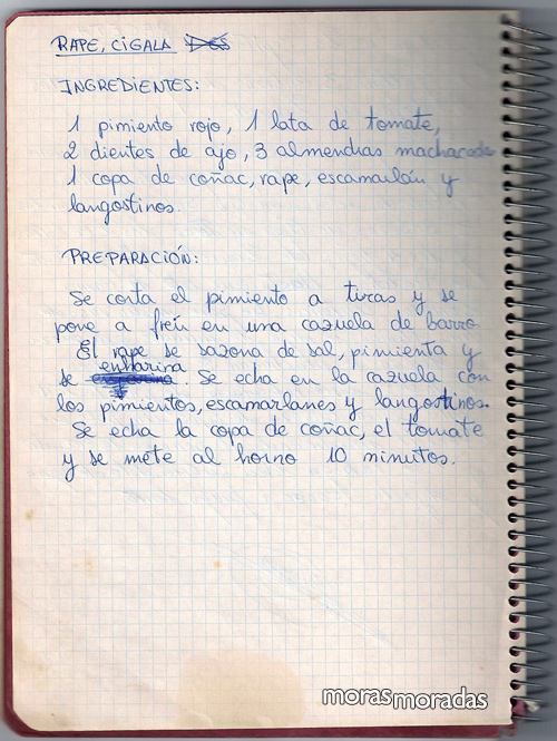 recetario de la abuela recetario de la abuela