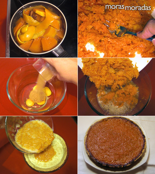 como hacer el relleno de la tarta de calabaza