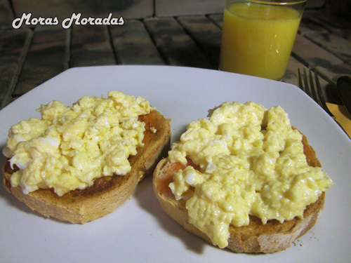 huevos revueltos