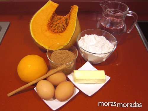ingredientes para hacer una tarta de calabaza