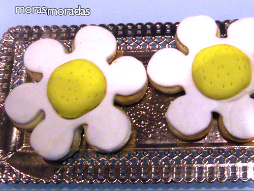 galletas con forma de flor