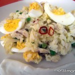 pescado con arroz