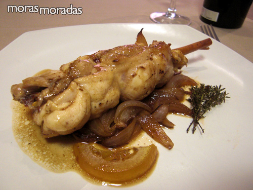 muslos de pollo a la naranja con especias