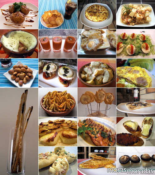 aperitivos para una cena tipo buffet