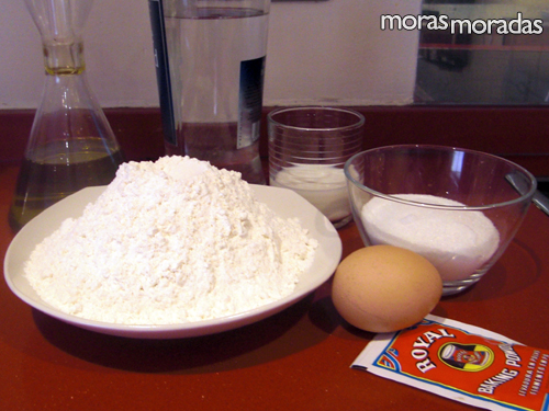 ingredientes para hacer rosquillas