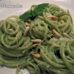 espaguetis al pesto