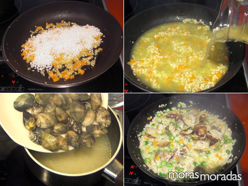 como hacer arroz con almejas