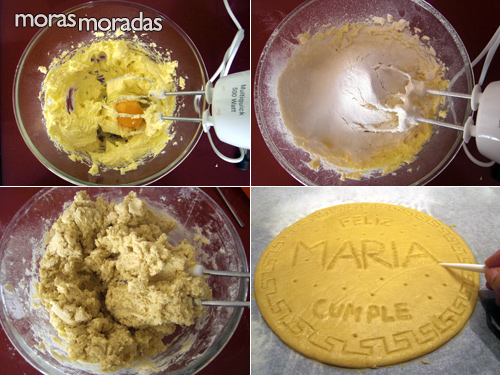 como hacer la galleta del pastel de galleta María