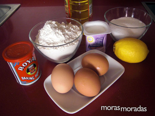 ingredientes para hacer un bizcocho de yogur