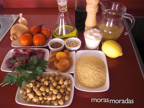 ingredientes para hacer cuscus