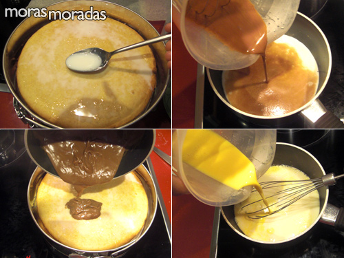 como montar el pastel de galleta María