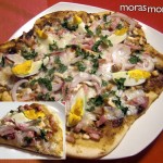 pizza de pollo a la barbacoa