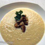 crema de col con picatostes