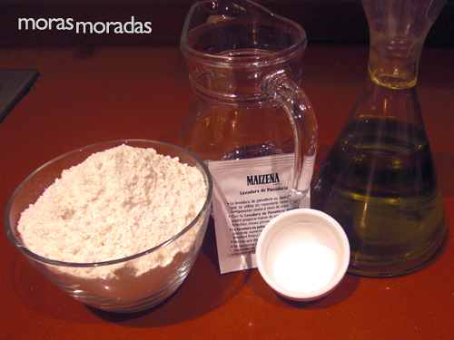 ingredientes para hacer masa de pan de pita