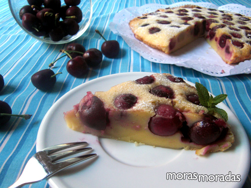 clafoutis de cerezas
