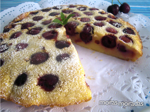clafoutis de cerezas