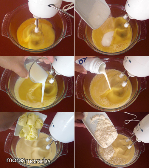 como hacer la masa del clafoutis de cerezas