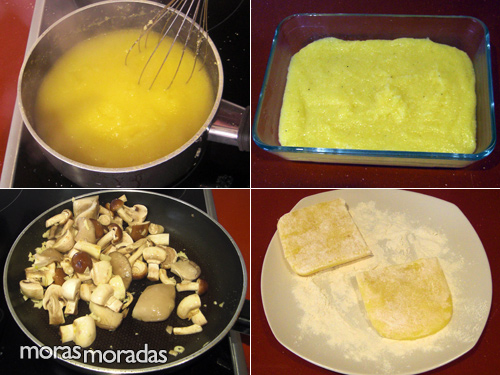 como hacer polenta con setas como hacer polenta con setas
