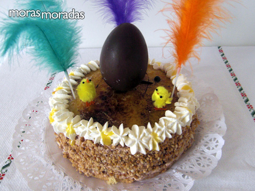 mona de pascua con pastel massini