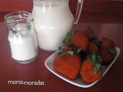 ingredientes para hacer leche de fresas ingredientes para hacer leche de fresas
