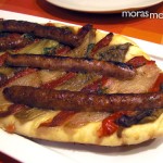coca de recapte de ensalada asada y salchichas coca de recapte de ensalada asada y salchichas