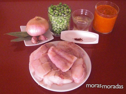 ingredientes para hacer rape con guisantes ingredientes para hacer rape con guisantes
