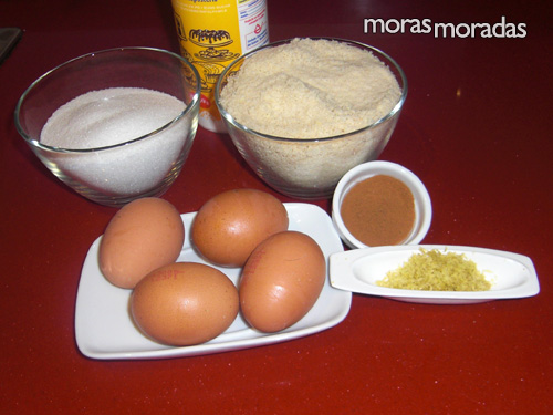 ingredientes para hacer tarta de Santiago ingredientes para hacer tarta de Santiago