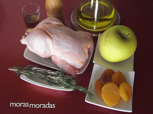 ingredientes para hacer picantones con manzanas y orejones ingredientes para hacer picantones con manzanas y orejones