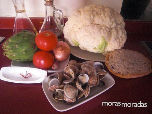 ingredientes para hacer coliflor con almejas ingredientes para hacer coliflor con almejas