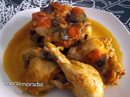 pisto con pollo