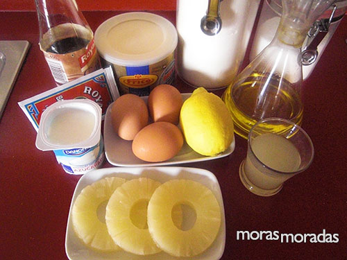 ingredientes para hacer una tarta de piña invertida ingredientes para hacer una tarta de piña invertida