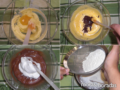 como hacer bizcocho de chocolate