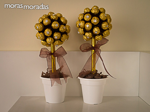 topiario de bombones