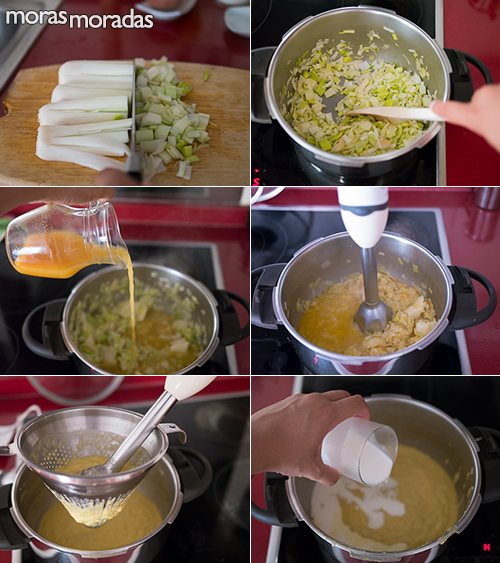 como hacer vichyssoise